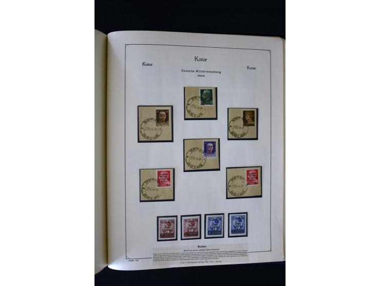 1849/2000, umfangreiche ungebrauchte/postfrische und gestempelte Sammlung ab Altdeutschland über Deutsches Reich mit gutem Br