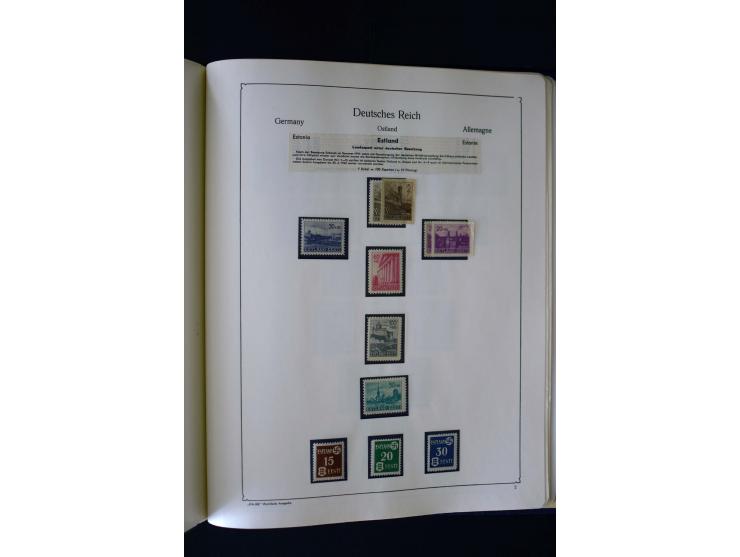 1849/2000, umfangreiche ungebrauchte/postfrische und gestempelte Sammlung ab Altdeutschland über Deutsches Reich mit gutem Br