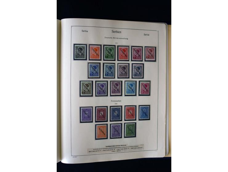 1849/2000, umfangreiche ungebrauchte/postfrische und gestempelte Sammlung ab Altdeutschland über Deutsches Reich mit gutem Br