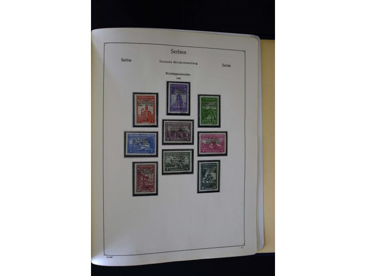 1849/2000, umfangreiche ungebrauchte/postfrische und gestempelte Sammlung ab Altdeutschland über Deutsches Reich mit gutem Br