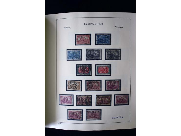 1849/2000, umfangreiche ungebrauchte/postfrische und gestempelte Sammlung ab Altdeutschland über Deutsches Reich mit gutem Br