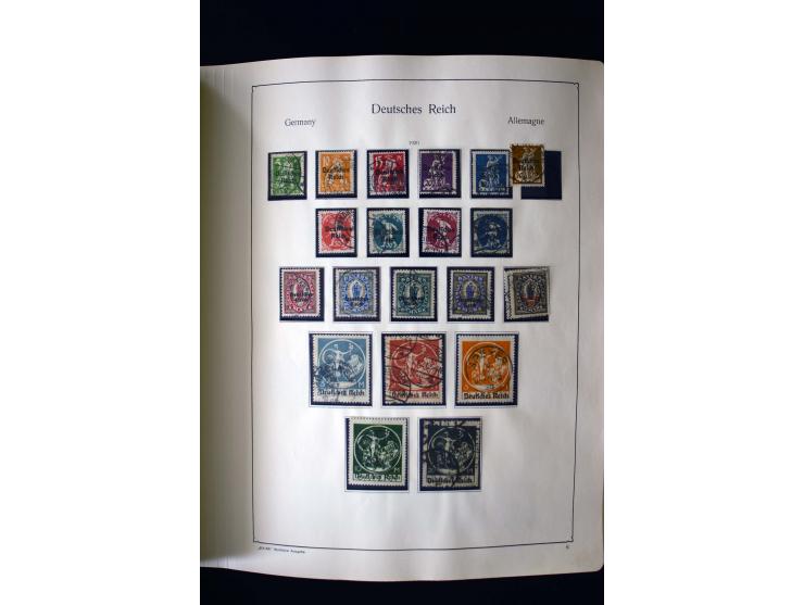 1849/2000, umfangreiche ungebrauchte/postfrische und gestempelte Sammlung ab Altdeutschland über Deutsches Reich mit gutem Br