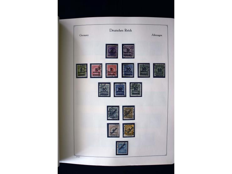 1849/2000, umfangreiche ungebrauchte/postfrische und gestempelte Sammlung ab Altdeutschland über Deutsches Reich mit gutem Br