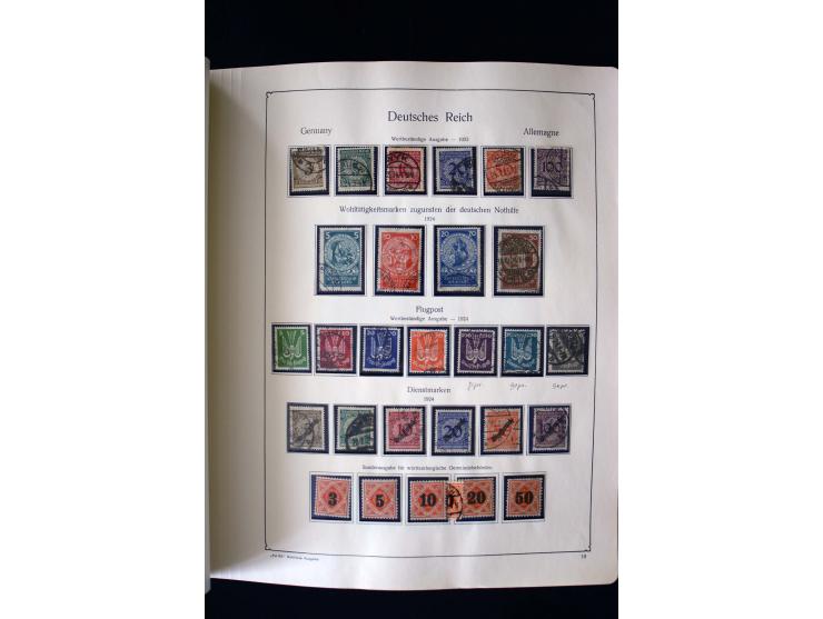 1849/2000, umfangreiche ungebrauchte/postfrische und gestempelte Sammlung ab Altdeutschland über Deutsches Reich mit gutem Br