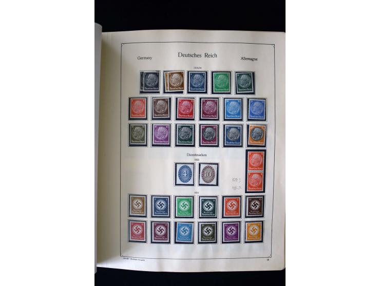 1849/2000, umfangreiche ungebrauchte/postfrische und gestempelte Sammlung ab Altdeutschland über Deutsches Reich mit gutem Br