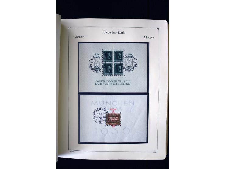 1849/2000, umfangreiche ungebrauchte/postfrische und gestempelte Sammlung ab Altdeutschland über Deutsches Reich mit gutem Br