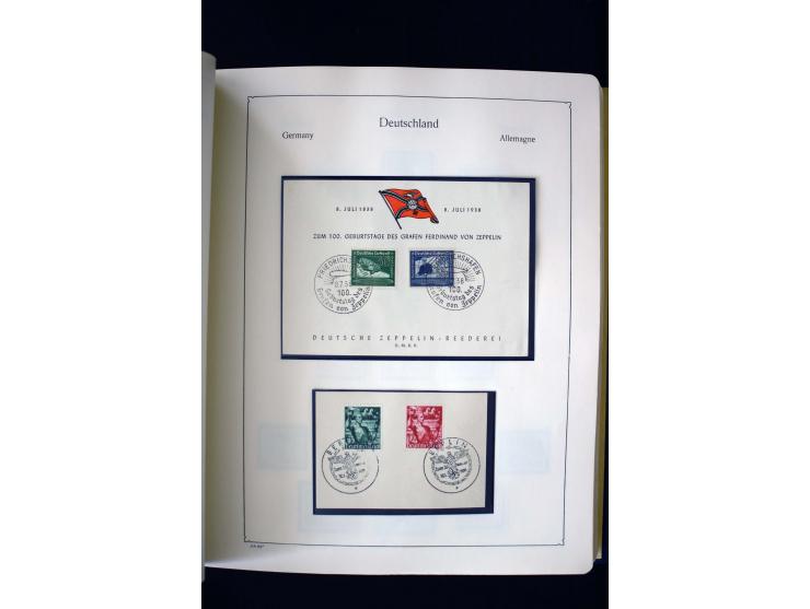 1849/2000, umfangreiche ungebrauchte/postfrische und gestempelte Sammlung ab Altdeutschland über Deutsches Reich mit gutem Br