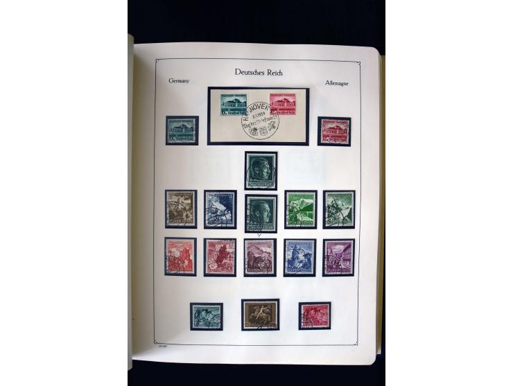 1849/2000, umfangreiche ungebrauchte/postfrische und gestempelte Sammlung ab Altdeutschland über Deutsches Reich mit gutem Br