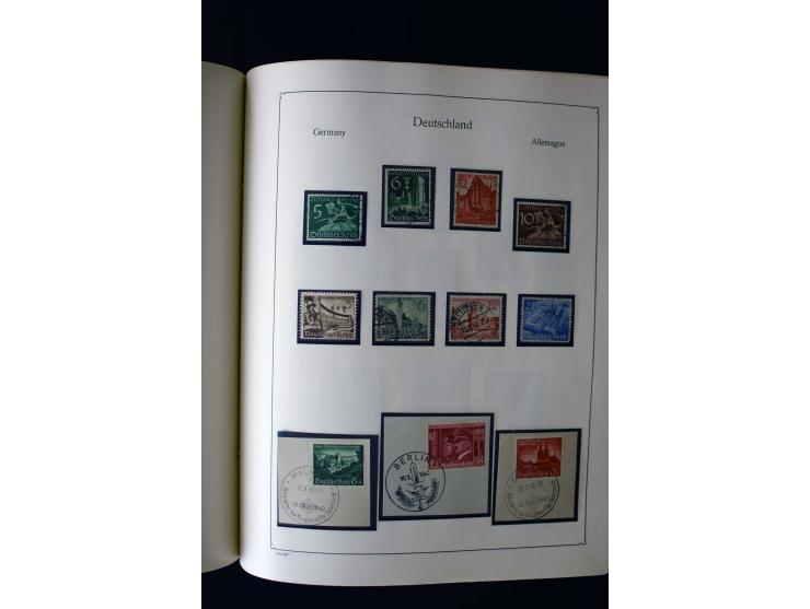 1849/2000, umfangreiche ungebrauchte/postfrische und gestempelte Sammlung ab Altdeutschland über Deutsches Reich mit gutem Br