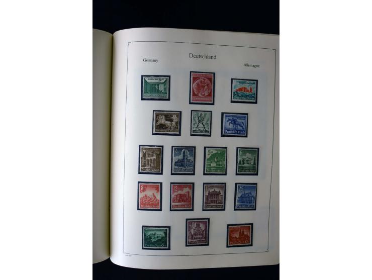 1849/2000, umfangreiche ungebrauchte/postfrische und gestempelte Sammlung ab Altdeutschland über Deutsches Reich mit gutem Br