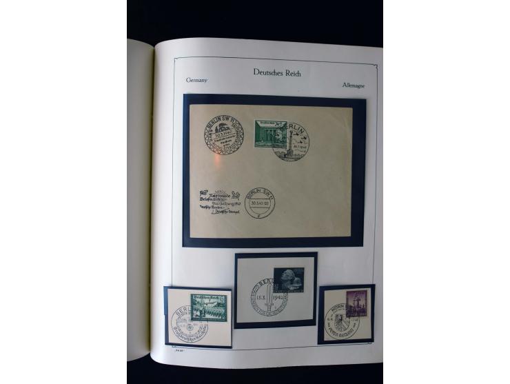 1849/2000, umfangreiche ungebrauchte/postfrische und gestempelte Sammlung ab Altdeutschland über Deutsches Reich mit gutem Br