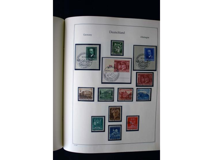 1849/2000, umfangreiche ungebrauchte/postfrische und gestempelte Sammlung ab Altdeutschland über Deutsches Reich mit gutem Br
