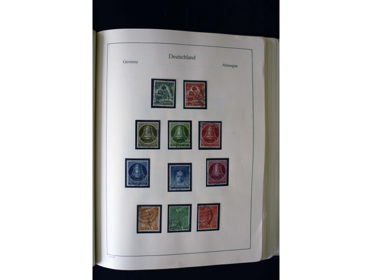 1849/2000, umfangreiche ungebrauchte/postfrische und gestempelte Sammlung ab Altdeutschland über Deutsches Reich mit gutem Br
