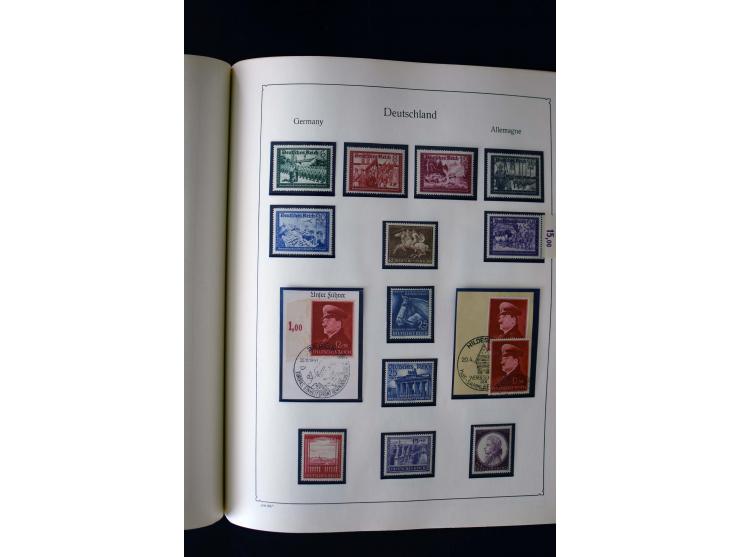1849/2000, umfangreiche ungebrauchte/postfrische und gestempelte Sammlung ab Altdeutschland über Deutsches Reich mit gutem Br