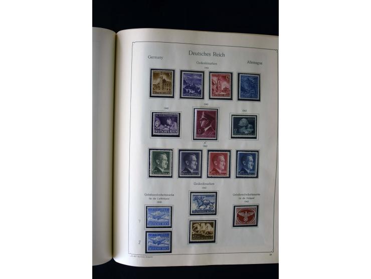 1849/2000, umfangreiche ungebrauchte/postfrische und gestempelte Sammlung ab Altdeutschland über Deutsches Reich mit gutem Br