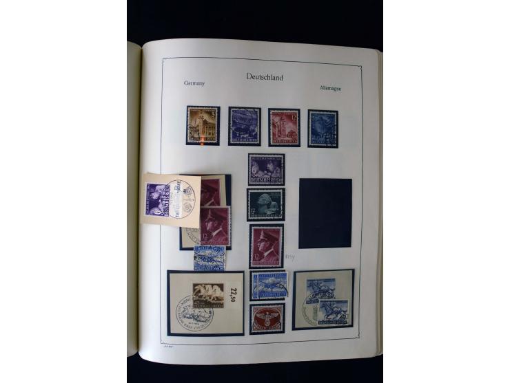 1849/2000, umfangreiche ungebrauchte/postfrische und gestempelte Sammlung ab Altdeutschland über Deutsches Reich mit gutem Br