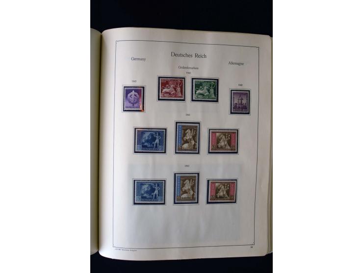 1849/2000, umfangreiche ungebrauchte/postfrische und gestempelte Sammlung ab Altdeutschland über Deutsches Reich mit gutem Br