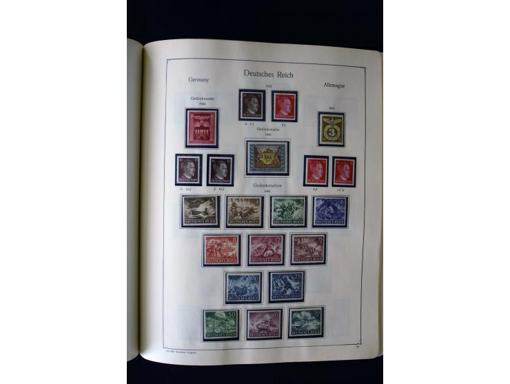 1849/2000, umfangreiche ungebrauchte/postfrische und gestempelte Sammlung ab Altdeutschland über Deutsches Reich mit gutem Br