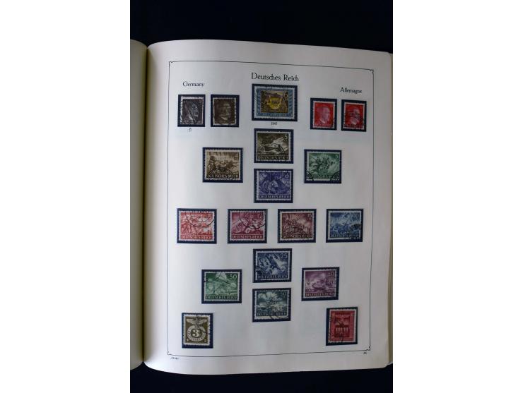 1849/2000, umfangreiche ungebrauchte/postfrische und gestempelte Sammlung ab Altdeutschland über Deutsches Reich mit gutem Br