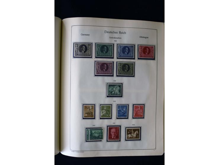 1849/2000, umfangreiche ungebrauchte/postfrische und gestempelte Sammlung ab Altdeutschland über Deutsches Reich mit gutem Br