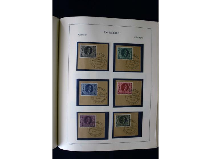 1849/2000, umfangreiche ungebrauchte/postfrische und gestempelte Sammlung ab Altdeutschland über Deutsches Reich mit gutem Br