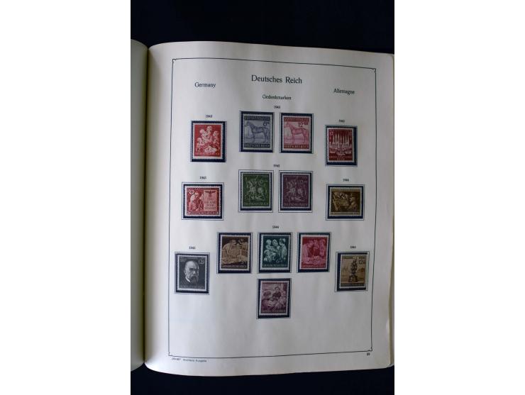 1849/2000, umfangreiche ungebrauchte/postfrische und gestempelte Sammlung ab Altdeutschland über Deutsches Reich mit gutem Br