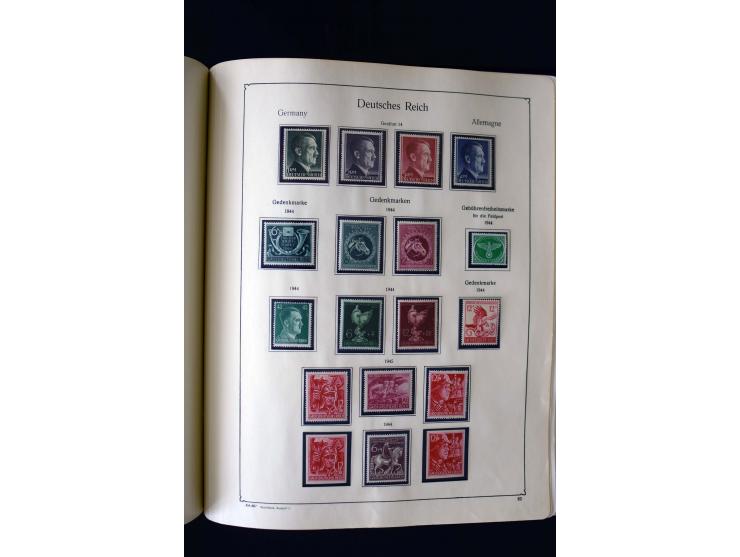 1849/2000, umfangreiche ungebrauchte/postfrische und gestempelte Sammlung ab Altdeutschland über Deutsches Reich mit gutem Br