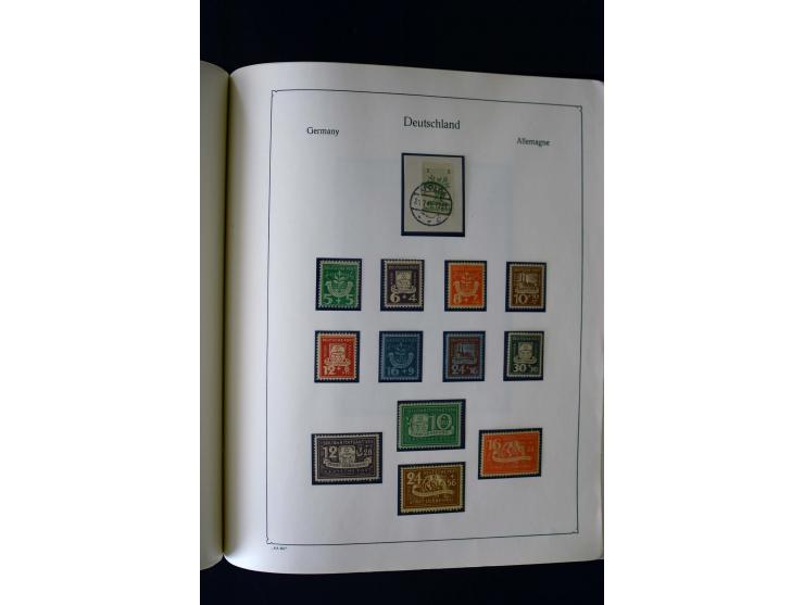 1849/2000, umfangreiche ungebrauchte/postfrische und gestempelte Sammlung ab Altdeutschland über Deutsches Reich mit gutem Br