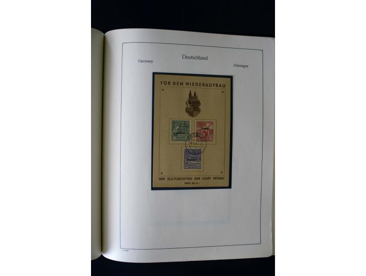 1849/2000, umfangreiche ungebrauchte/postfrische und gestempelte Sammlung ab Altdeutschland über Deutsches Reich mit gutem Br