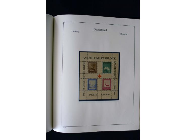 1849/2000, umfangreiche ungebrauchte/postfrische und gestempelte Sammlung ab Altdeutschland über Deutsches Reich mit gutem Br