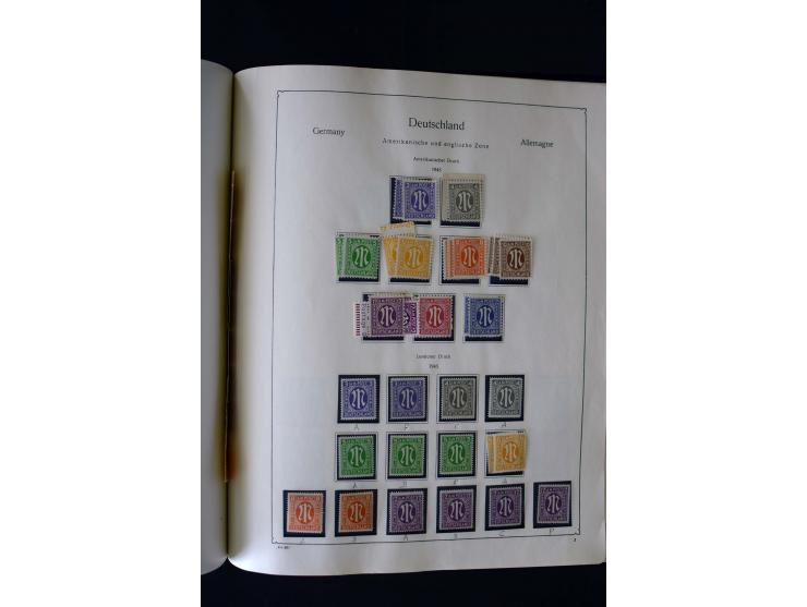 1849/2000, umfangreiche ungebrauchte/postfrische und gestempelte Sammlung ab Altdeutschland über Deutsches Reich mit gutem Br