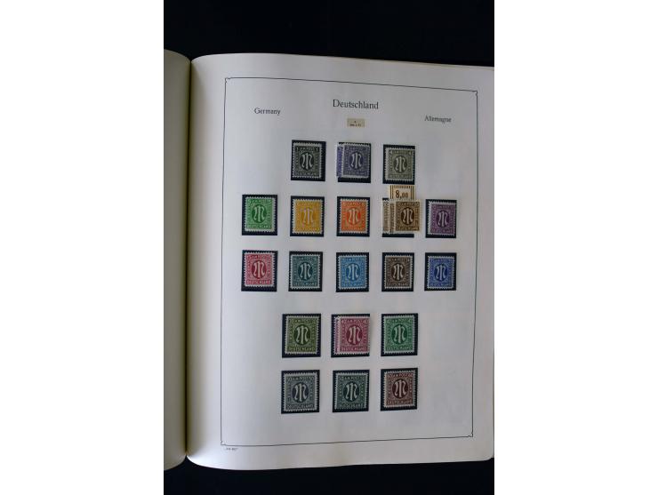 1849/2000, umfangreiche ungebrauchte/postfrische und gestempelte Sammlung ab Altdeutschland über Deutsches Reich mit gutem Br