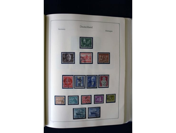 1849/2000, umfangreiche ungebrauchte/postfrische und gestempelte Sammlung ab Altdeutschland über Deutsches Reich mit gutem Br