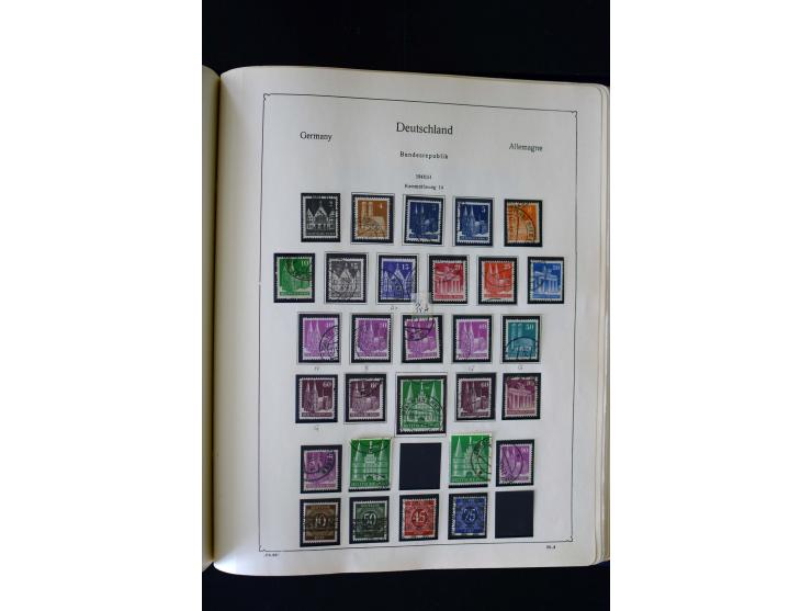 1849/2000, umfangreiche ungebrauchte/postfrische und gestempelte Sammlung ab Altdeutschland über Deutsches Reich mit gutem Br