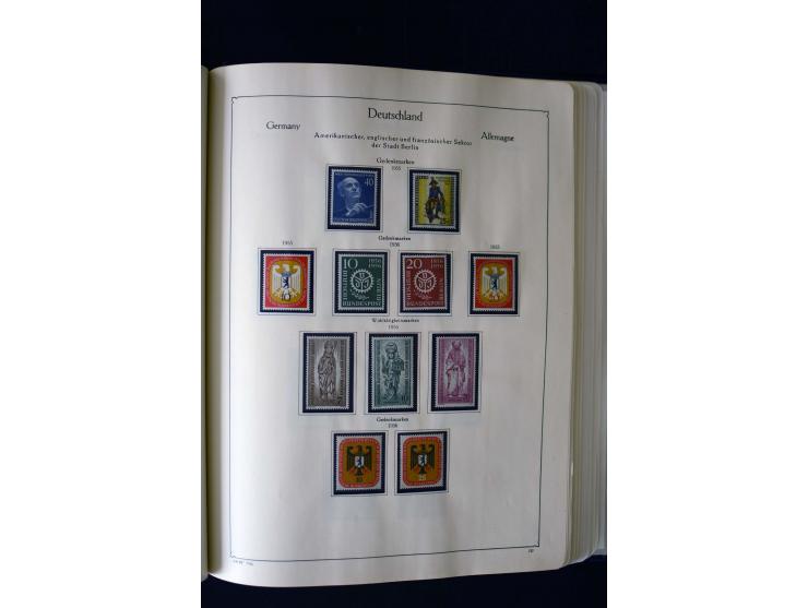1849/2000, umfangreiche ungebrauchte/postfrische und gestempelte Sammlung ab Altdeutschland über Deutsches Reich mit gutem Br