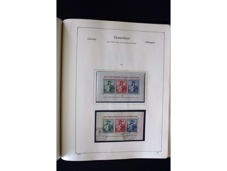 1849/2000, umfangreiche ungebrauchte/postfrische und gestempelte Sammlung ab Altdeutschland über Deutsches Reich mit gutem Br