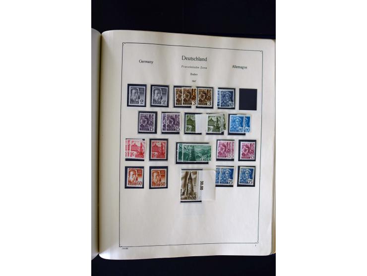 1849/2000, umfangreiche ungebrauchte/postfrische und gestempelte Sammlung ab Altdeutschland über Deutsches Reich mit gutem Br