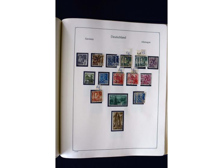 1849/2000, umfangreiche ungebrauchte/postfrische und gestempelte Sammlung ab Altdeutschland über Deutsches Reich mit gutem Br