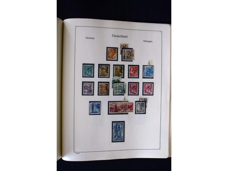 1849/2000, umfangreiche ungebrauchte/postfrische und gestempelte Sammlung ab Altdeutschland über Deutsches Reich mit gutem Br