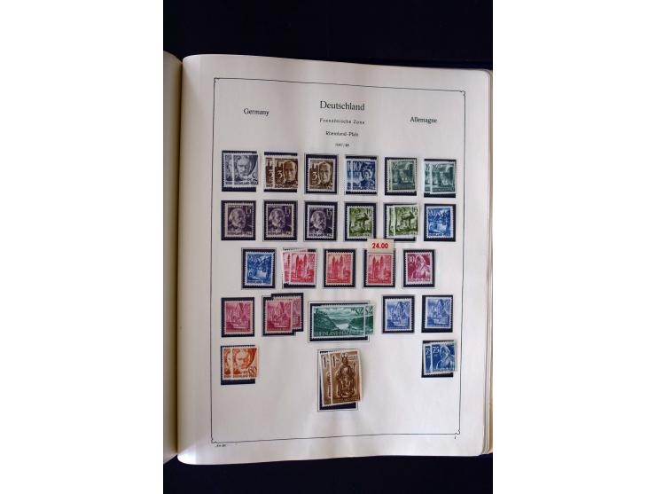 1849/2000, umfangreiche ungebrauchte/postfrische und gestempelte Sammlung ab Altdeutschland über Deutsches Reich mit gutem Br