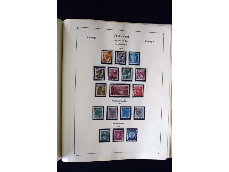 1849/2000, umfangreiche ungebrauchte/postfrische und gestempelte Sammlung ab Altdeutschland über Deutsches Reich mit gutem Br