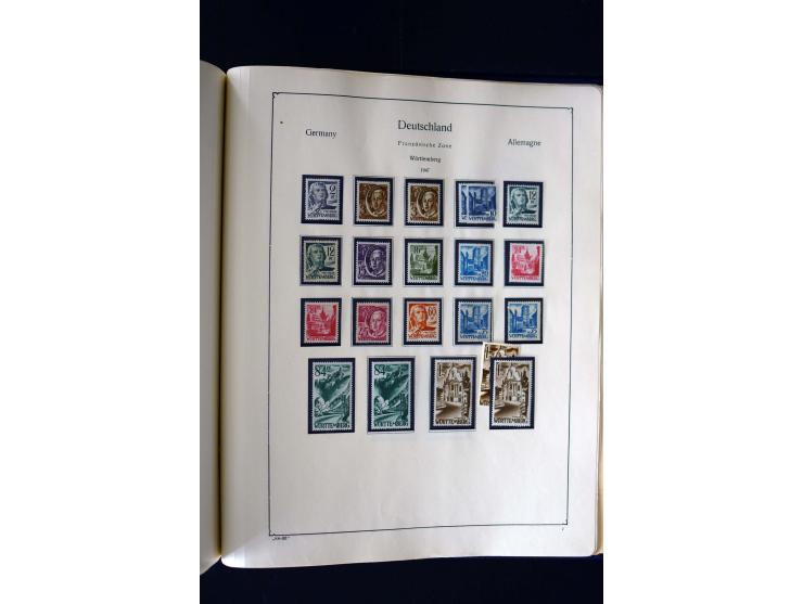 1849/2000, umfangreiche ungebrauchte/postfrische und gestempelte Sammlung ab Altdeutschland über Deutsches Reich mit gutem Br