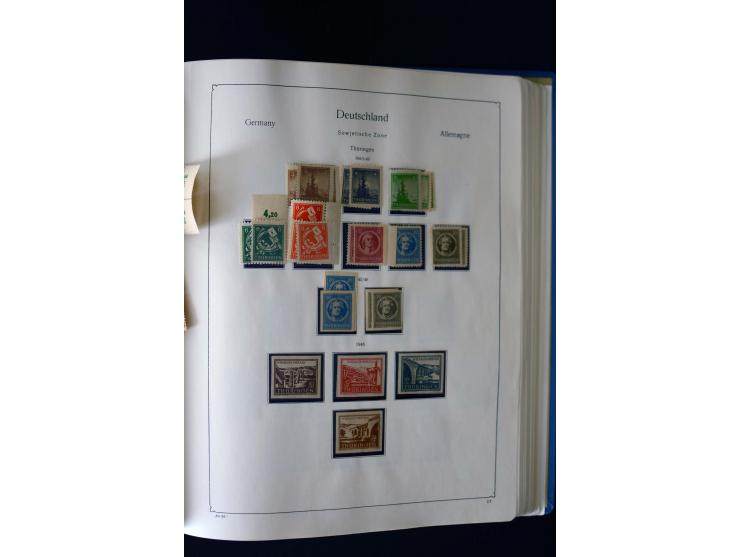 1849/2000, umfangreiche ungebrauchte/postfrische und gestempelte Sammlung ab Altdeutschland über Deutsches Reich mit gutem Br