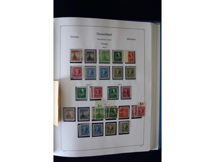 1849/2000, umfangreiche ungebrauchte/postfrische und gestempelte Sammlung ab Altdeutschland über Deutsches Reich mit gutem Br