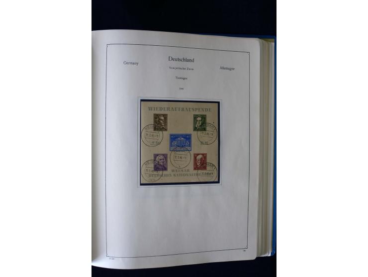 1849/2000, umfangreiche ungebrauchte/postfrische und gestempelte Sammlung ab Altdeutschland über Deutsches Reich mit gutem Br