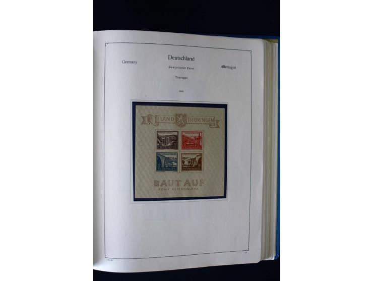 1849/2000, umfangreiche ungebrauchte/postfrische und gestempelte Sammlung ab Altdeutschland über Deutsches Reich mit gutem Br