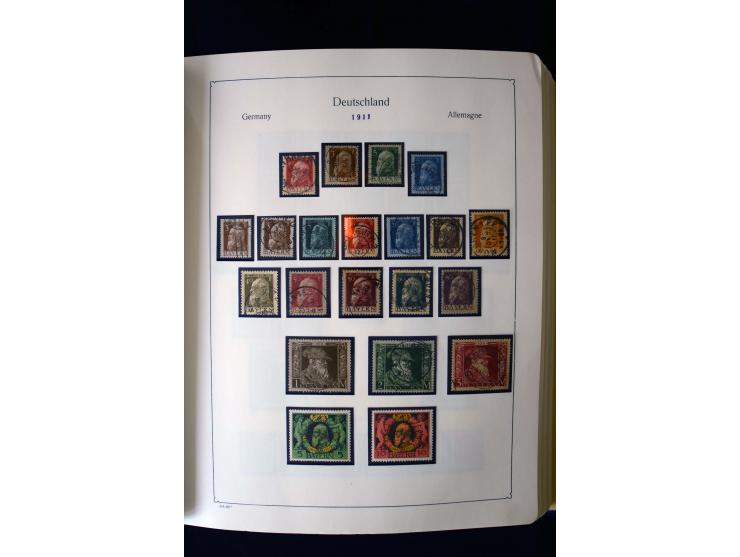 1849/2000, umfangreiche ungebrauchte/postfrische und gestempelte Sammlung ab Altdeutschland über Deutsches Reich mit gutem Br