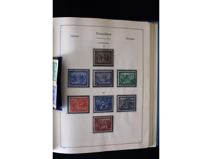 1849/2000, umfangreiche ungebrauchte/postfrische und gestempelte Sammlung ab Altdeutschland über Deutsches Reich mit gutem Br