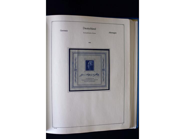 1849/2000, umfangreiche ungebrauchte/postfrische und gestempelte Sammlung ab Altdeutschland über Deutsches Reich mit gutem Br