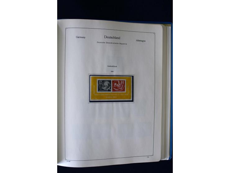 1849/2000, umfangreiche ungebrauchte/postfrische und gestempelte Sammlung ab Altdeutschland über Deutsches Reich mit gutem Br